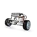SainSmart Upgraded Smart Robot Car Kit with Mega InstaBots V4 Kit with Bluetooth Module, for Arduino Programmable Robot Kit Learn Coding, Robotics, Electronics and Have Fun