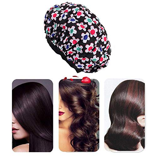 Lesgos Deep Conditioning Heat Cap, Cordless Microwavable Heat Cap for Deep Conditioning Hair Therapy Thermal Spa Hair Steamer Treatment Cap