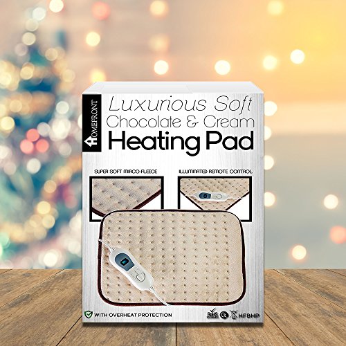 Homefront Luxurious Soft Electric Heat Pad Therapeutic, Soothing Pain