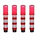 WISLIGHT LED Emergency Roadside Flashing Flares Safety Strobe Light - Road Warning Beacon, Magnetic Base, Detachable Stand, Storage Case (2 Cases = 4 PCS, Battery Not Included)