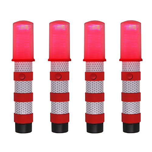 LED Emergency Roadside Flashing Flares Safety Strobe Light Road
