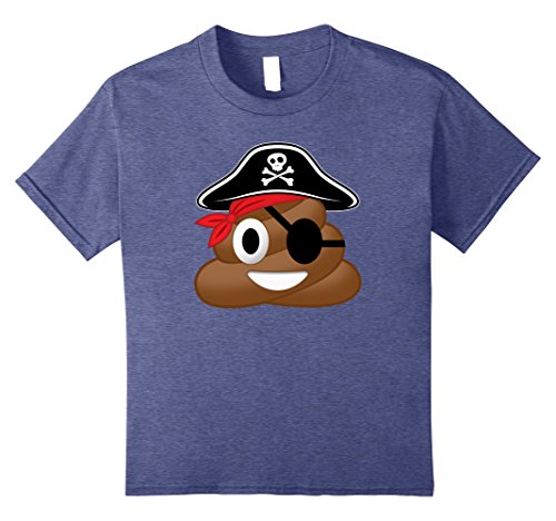 Pirate Poop Emoji Funny Halloween T-Shirt