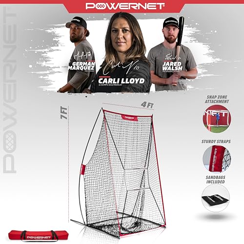 Sideline Trainer 7 x 4 FT Football Kicking Net Great for