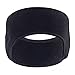 Porfiya Generic Unisex Women Men Ear Warmer Winter Head Band Polar Fleece Ski Ear Muff Stretch Spandex Hair Band Accessories (Black)