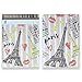 100 Pack of Mighty Gadget (R) Thank You Eiffel Tower Designer Poly Mailers - 10x13 inch Shipping Envelopes with 2.35 mil Thickness