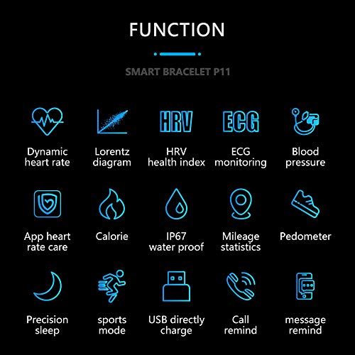 HalfSun Fitness Tracker, Activity Tracker Smart Bracelet with Heart