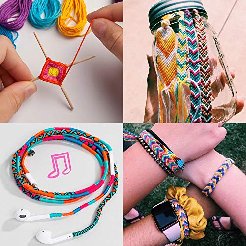 5 Similane+Embroidery+Friendship+Bracelets+Needle+Threading