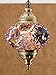 Turkish Moroccan Mosaic Glass Handmade Ceiling Pendant Fixture Hanging Lamp Light,7