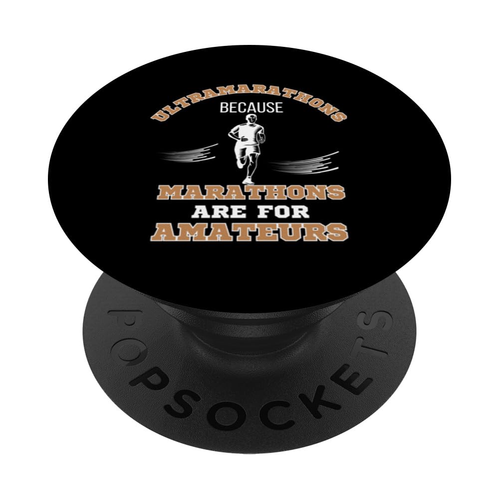 Ultramarathon 100 Miles Runner Ultrarunning Ultrarunner PopSockets Swappable PopGrip
