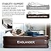 Englander First Ever Microfiber Queen Air Mattress, Luxury Microfiber airbed with Built in Pump, Highest End Blow Up Bed, Inflatable Air Mattresses for Guests Home Travel 5-Year Warranty (Brown)thumb 4