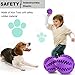 Toy Ball for Dogs [Dental Treat][Bite Resistant] Jakpak Durable Non-Toxic Strong Tooth Cleaning Dog Toy Balls for Pet Training/Playing/Chewing,Soft Rubber,Bouncy,Tennis Ball Size 2.8 Inch