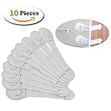 Canyoze Adjustable Baby Safety Locks Straps Latches For Kids Child Toddler Proofing Cabinets,Drawers Sliding Doors,Refigerator,Windows,Toilet Seat,Lever Door Handle,Fridge and Oven -10 Pieces