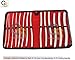HEGAR UTERINE DILATORS SET OF 14 PCS GYNECOLOGY G.S INSTRUMENTS