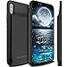 NEWDERY iPhone X Battery Case, iPhone X 6000mAh Slim Rechargeable Charging Case with Sync Through, Portable Extended Protective Car Charger Case for iPhone X/10(5.8”) [ Lightning Charging Port ]