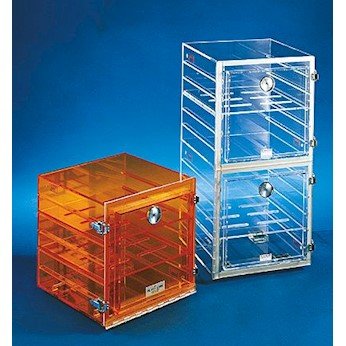 Shelf f/ Stackable Acrylic Dessicator Cabinets w/ Gas Ports, clear, 12