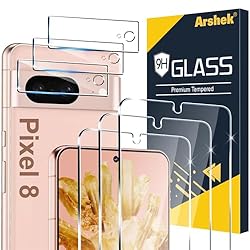[3+3 Pack] Tempered Glass Screen Protector for