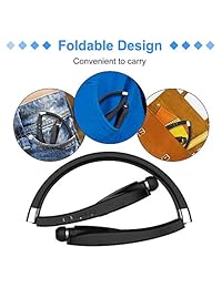 Auriculares Bluetooth mini inalámbricos Bluetooth V4.2 Auriculares in ear de ajuste seguro Auriculares de coche con micrófono para iPhone 7 Plus Samsung Galaxy S8 Note 8 teléfonos celulares ...