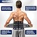 Lower Back Brace Support, Lumbar Support Belt for Back Pain Relief - Waist Backbrace with 3 Lumbar Pad for Sciatica, Scoliosis and Herniated Disc - Dual Adjustable Straps Breathable Mesh Panels-2XL