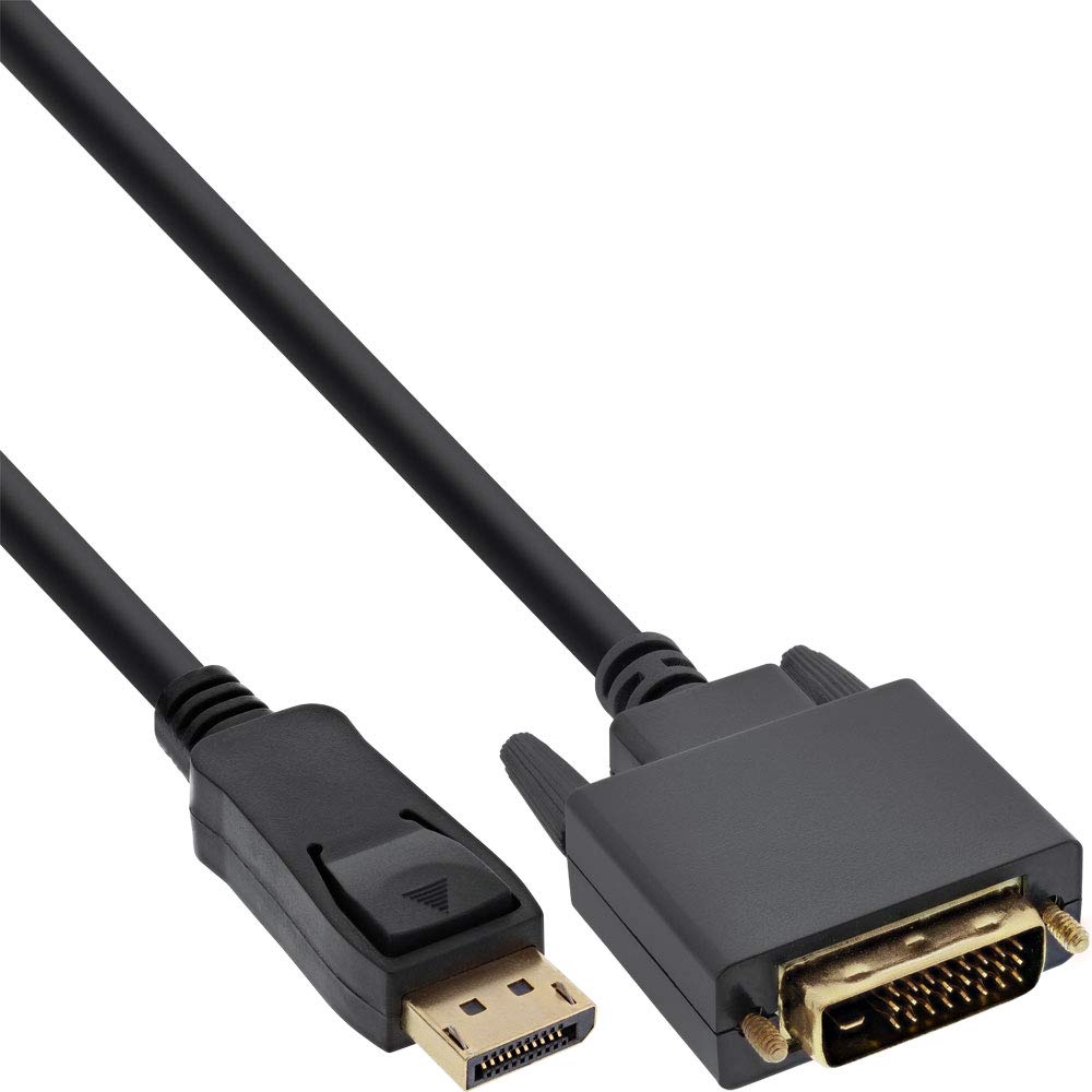 InLine® DisplayPort to DVI Converter Cable, Black, 10 m