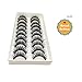 Bluelans® 10 Pairs Long Cross False Eyelashes Makeup Natural 3D Fake Thick Black Eye Lashes
