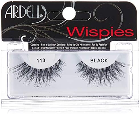 Amazon Com Ardell Glamour Lash 113 Black 2 Pack Beauty