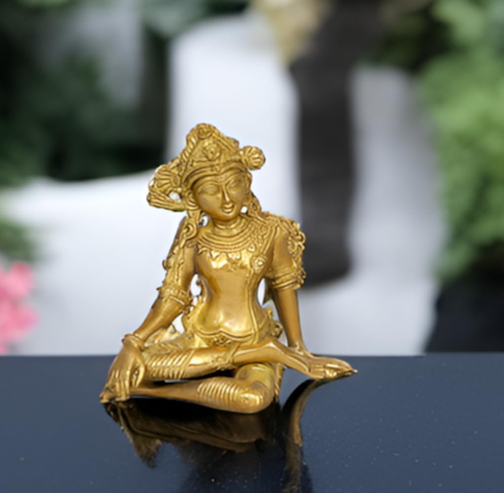 Purpledip Rain God Vastu Dev Indra Statue in Sitting Posture Indian Religious Gifts (11249)