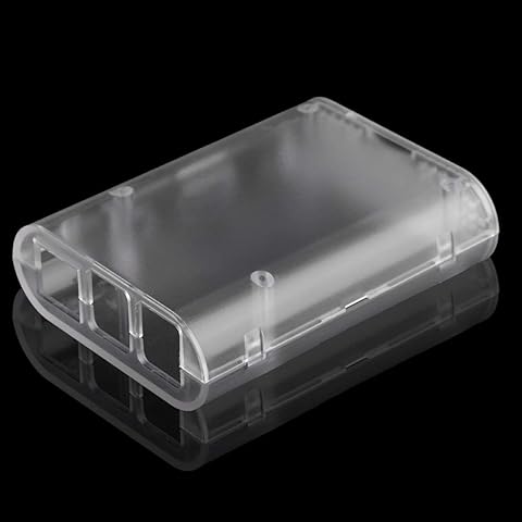 Carcasa Protectora de plástico Duradera para Raspberry pi 2 Caja portátil súper Liviana Carcasa de Carcasa de Carcasa Paperllong