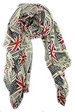 Lenikis Unisex British Flag H4703 Soft Light Weight Scarves