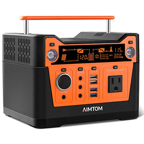 AIMTOM 300Watt Portable Power Station 280Wh Battery Powered