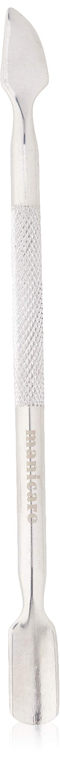 Manicare Cuticle Pusher And Nail Cleaner, Professional Manicure And Pedicure Tool, Dual Ended Stainless Steel, Perfect For Overgrown Cuticles, Cleans Under And Around The Nail, For Gel Polish Removal