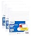 Mead Loose Leaf Paper, 3 Pack, Notebook Paper, College Ruled Filler Paper, Reinforced, 8 x 10.5, 100 Sheets per Pack (38037)