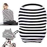 Baby Car Seat Cover - Multi Use Nursing Cover Pattern - Ideal Grocery Cart Cover and Highchair - Nursing Breastfeeding - Resistant - Perfect Baby Shower Gift