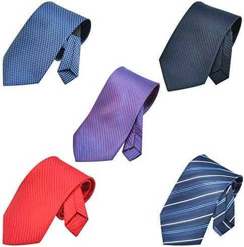 ワンタッチ ネクタイ 売店 5本セット メンズ ジップ式簡単ネクタイ ビジネスマンサポート 高級 結婚式 フォーマル ファスナー式