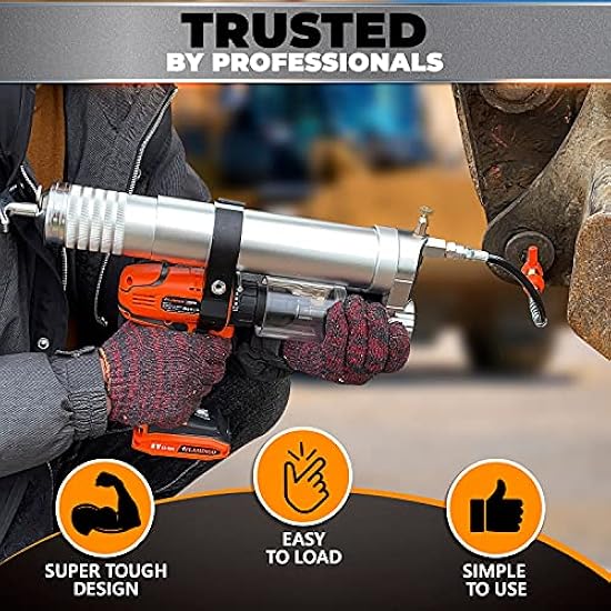 PTS Grease Gun Attachment for Cordless Drill Transform an Impact Driver