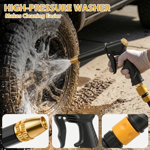 High Pressure Hose Nozzle, Upgraded Pressure Washer Gun with 4 Spray Modes, photo 9