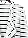Choies Women's Cotton Stripes Fall Cardigan Sweater With PU Elbow Water XL