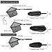 PLUSINNO Fishing Net Fish Landing Net, Foldable Collapsible Telescopic Pole Handle, Durable Nylon Material Mesh, Safe Fish Catching or Releasing
