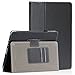 SAVEICON Black PU Folio Leather Case Cover with Built-in Stand for Apple iPad 1 1st Generation