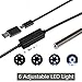 USB Endoscope, Amicool 2 in 1 Borescope Inspection Camera 2.0 Megapixels CMOS HD Waterproof Snake Camera with USB Adpater and 6 Adjustable LED Light for Android/Windows – 3.5 Meters (11.5 ft.)