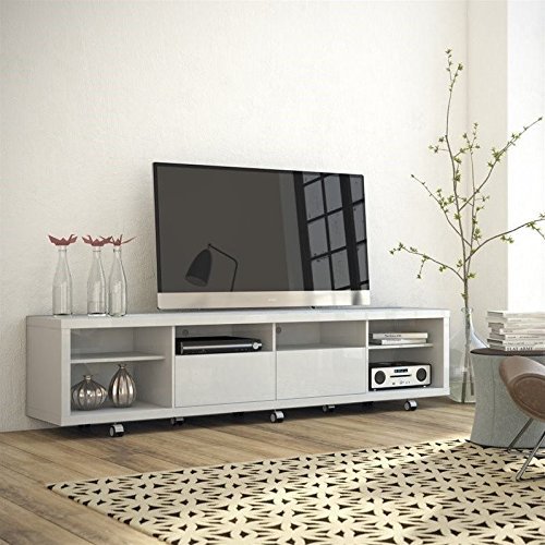 TV Stands in White Gloss
