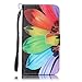 Galaxy S7 Case, Firefish [Card Slots] [Kickstand] Flip Folio Wallet Case Synthetic Leather Shell Scratch Resistant Protective Cover for Samsung Galaxy S7-Sunflower