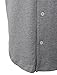OLLIN1 Premium Mens Active Short Sleeve Button Up Baseball Jersey Shirt