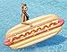 Coconut Float Pool Floats; Hot Dog Pool Raft, 7 Ft.