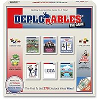 Deplorables Bipartisan Game: Party Election Game for Game Nights. Watch Video! Get 270 Votes to Win! Drain The Swamp, Dodge The FBI, Political Game, Social Game, Educational History Game
