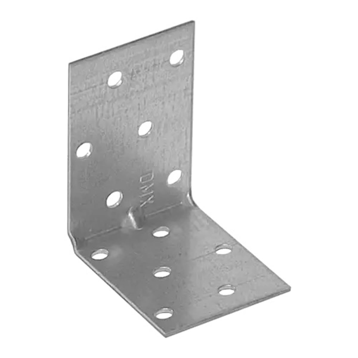 60mm x 60mm x 40mm Heavy Duty Perforated Angle Bracket with Reinforcement Corner Reinforced Metal Braces Steel Repair Connector KMP4 (Pack of 1) L11ABC