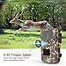 LETSCOM Trail Game Camera 14MP, IP65 Waterproof Wildlife Scouting Hunting Cams, 0.4s Trigger Speed, 42 Low Glow IR LEDs, 120° Wide Angle (Yellow)
