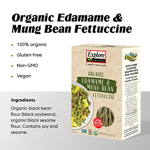 Explore Cuisine Organic Edamame Pasta Variety Pack Edamame Spaghetti