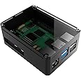 anidees Aluminum Pi case for Raspberry Pi 5 – Black (AI-PI5-BB)