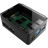 anidees Aluminum Pi case for Raspberry Pi 5 &ndash; Black (AI-PI5-BB)