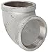 Anvil 8700124400, Malleable Iron Pipe Fitting, 90 Degree Elbow, 2